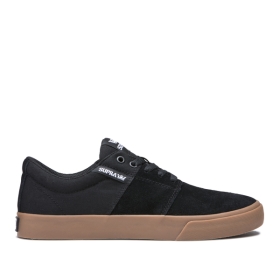 Tenis Bajos Supra STACKS II VULC Hombre Negras (MX-55279)